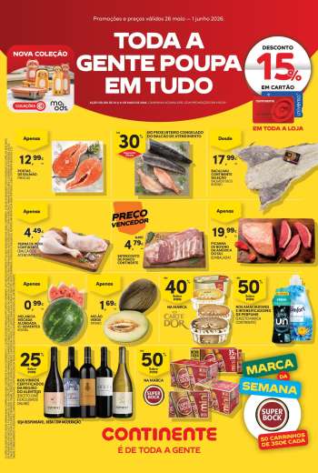 Folheto Continente Bom Dia - 26.5.2026 - 1.6.2026.