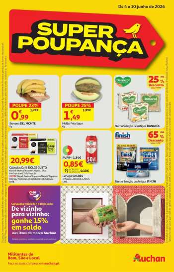 Folheto Auchan - 4.6.2026 - 10.6.2026.