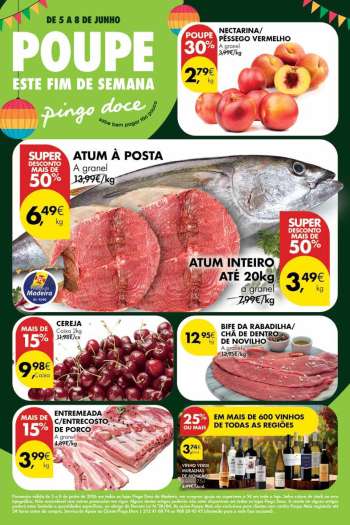Folheto Pingo Doce - 5.6.2026 - 8.6.2026.