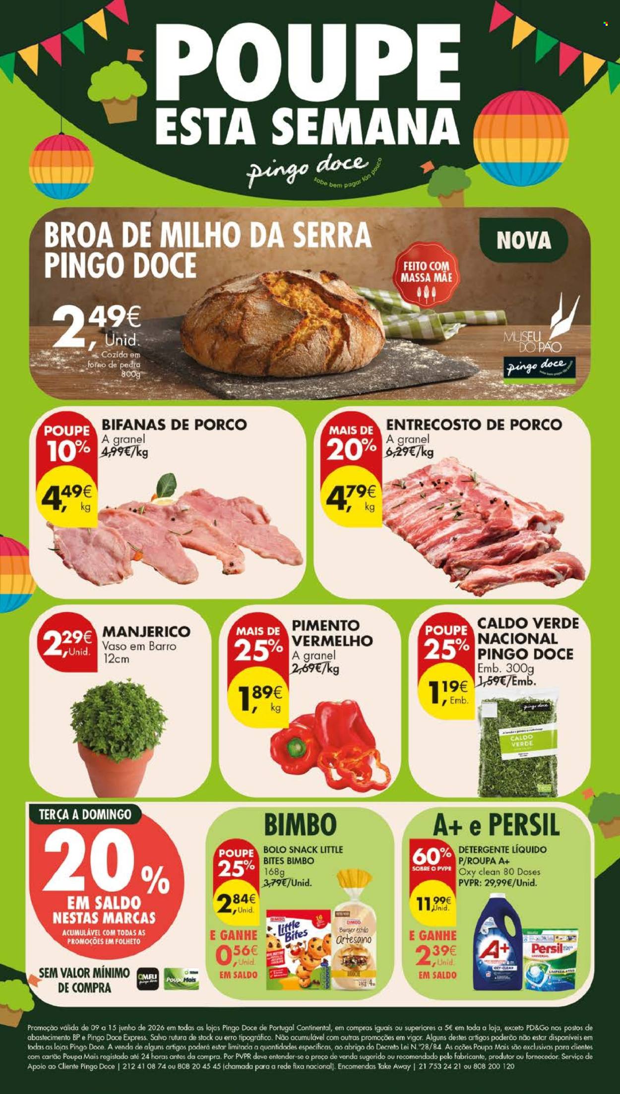 Folheto Pingo Doce - 9.6.2026 - 15.6.2026. Página 1