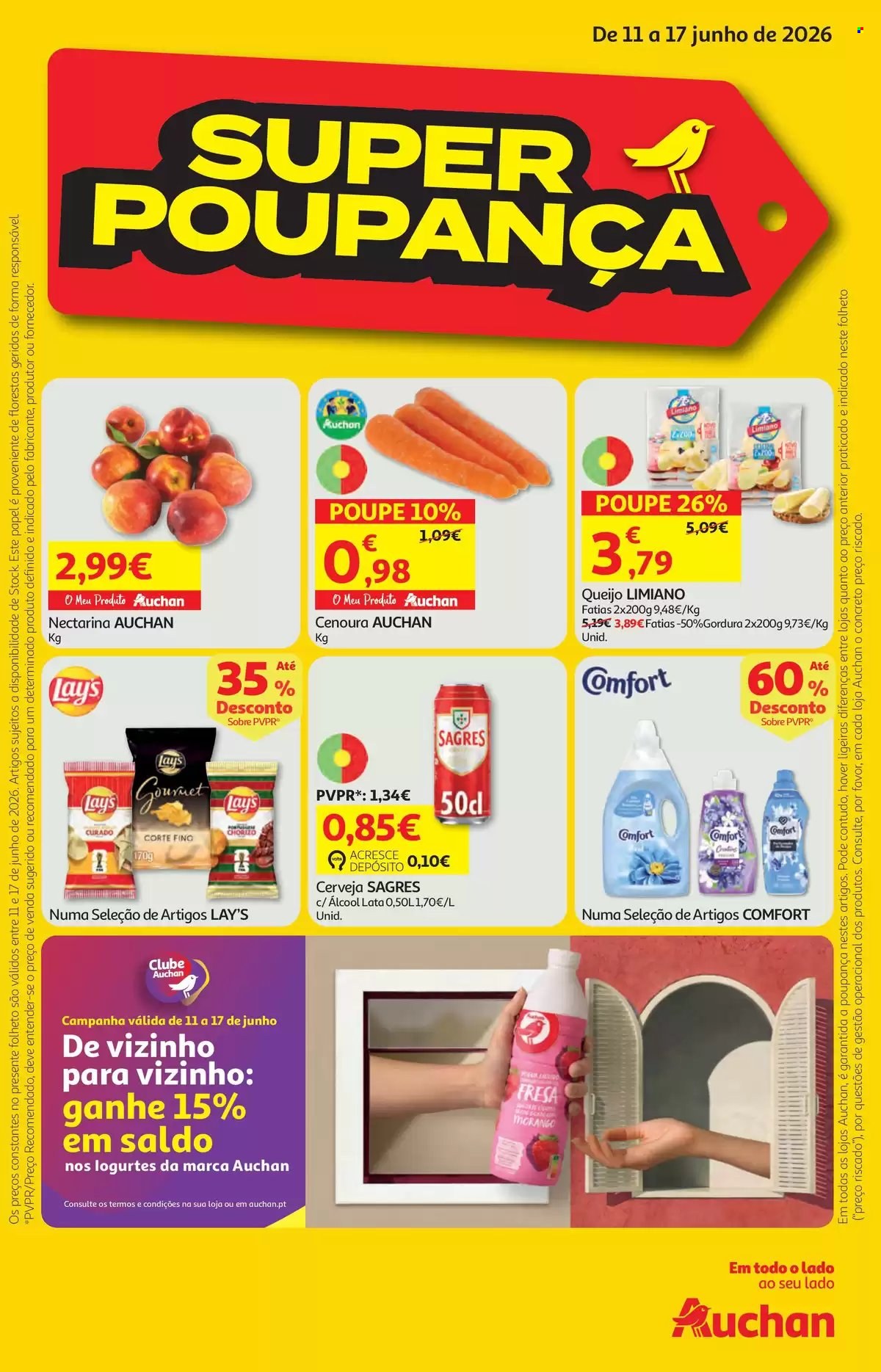 Folheto Auchan - 11.6.2026 - 17.6.2026. Página 1