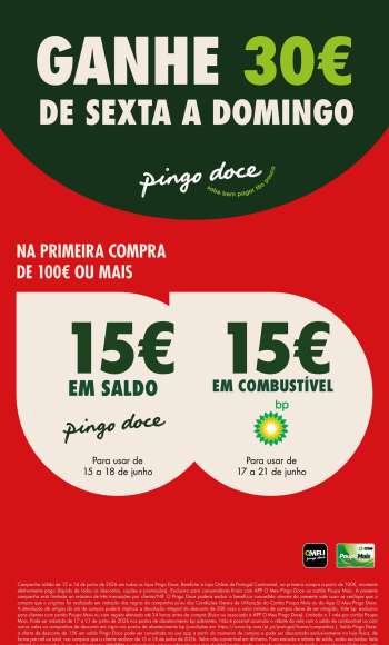 Folheto Pingo Doce - 12.6.2026 - 15.6.2026.