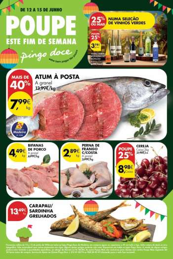 Folheto Pingo Doce - 12.6.2026 - 15.6.2026.