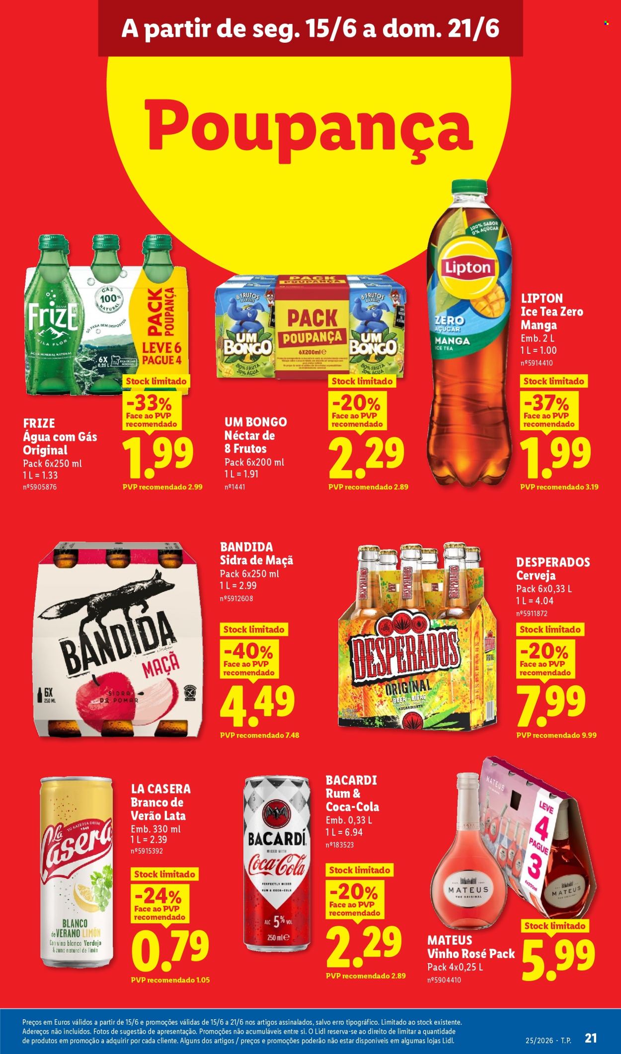 Folheto Lidl - 15.6.2026 - 21.6.2026. Página 21