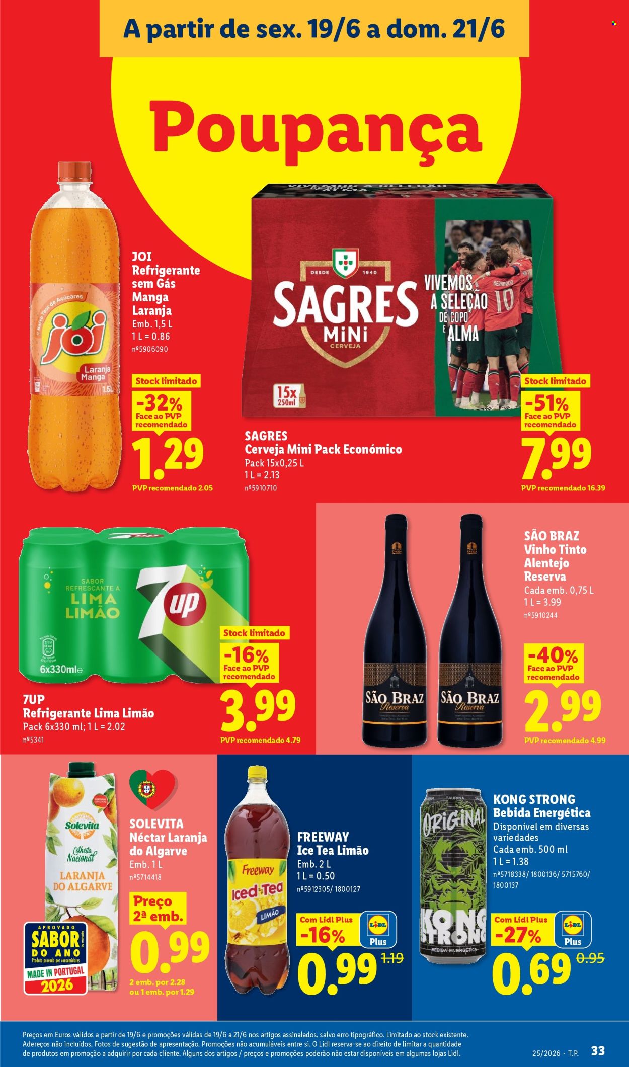 Folheto Lidl - 15.6.2026 - 21.6.2026. Página 33