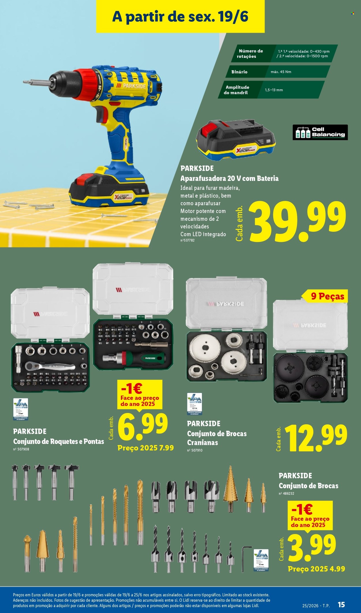 Folheto Lidl - 15.6.2026 - 19.6.2026. Página 15