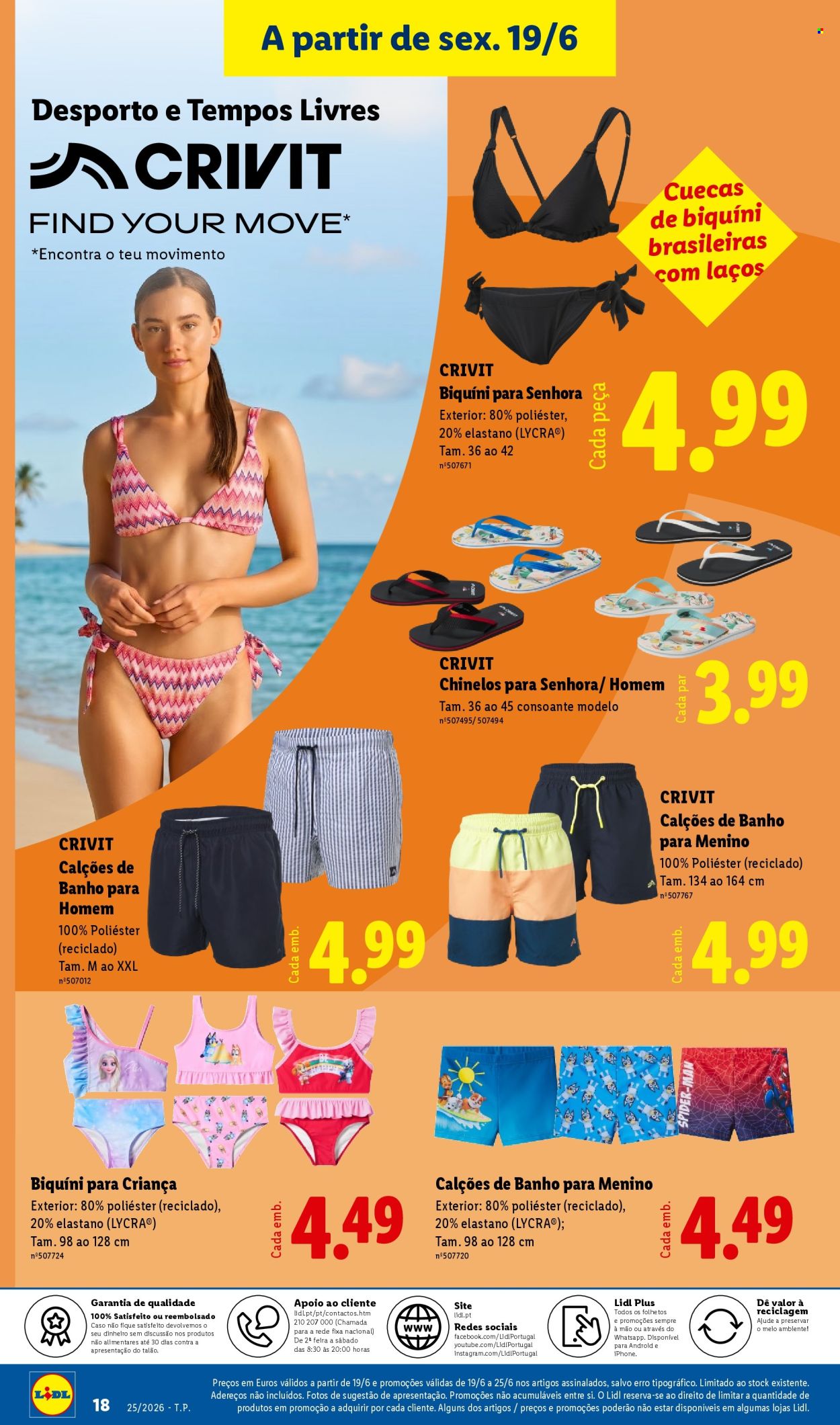 Folheto Lidl - 15.6.2026 - 19.6.2026. Página 18