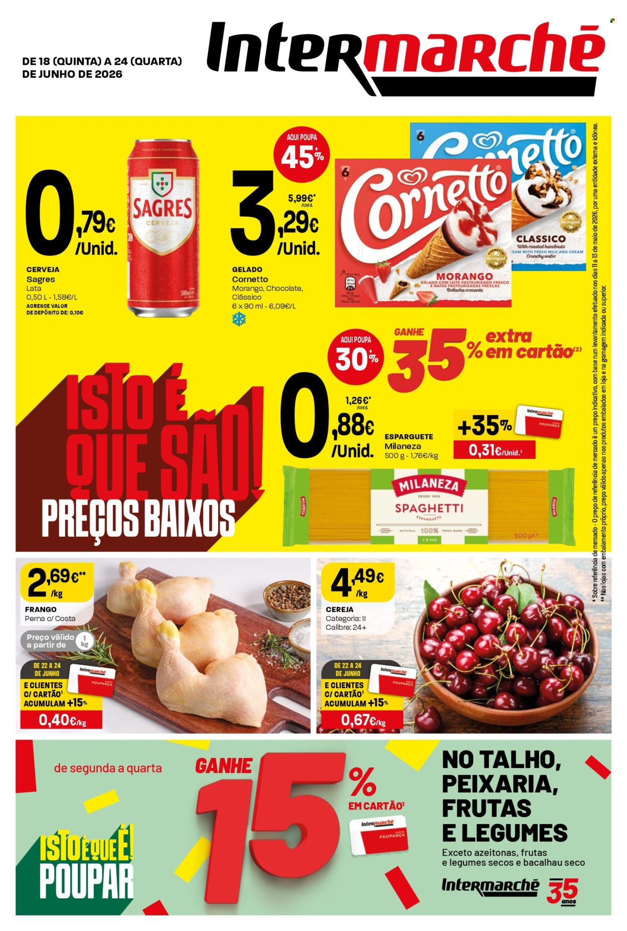 Folheto Intermarché - 18.6.2026 - 24.6.2026. Página 1