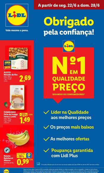 Folheto Lidl - 22.6.2026 - 28.6.2026.