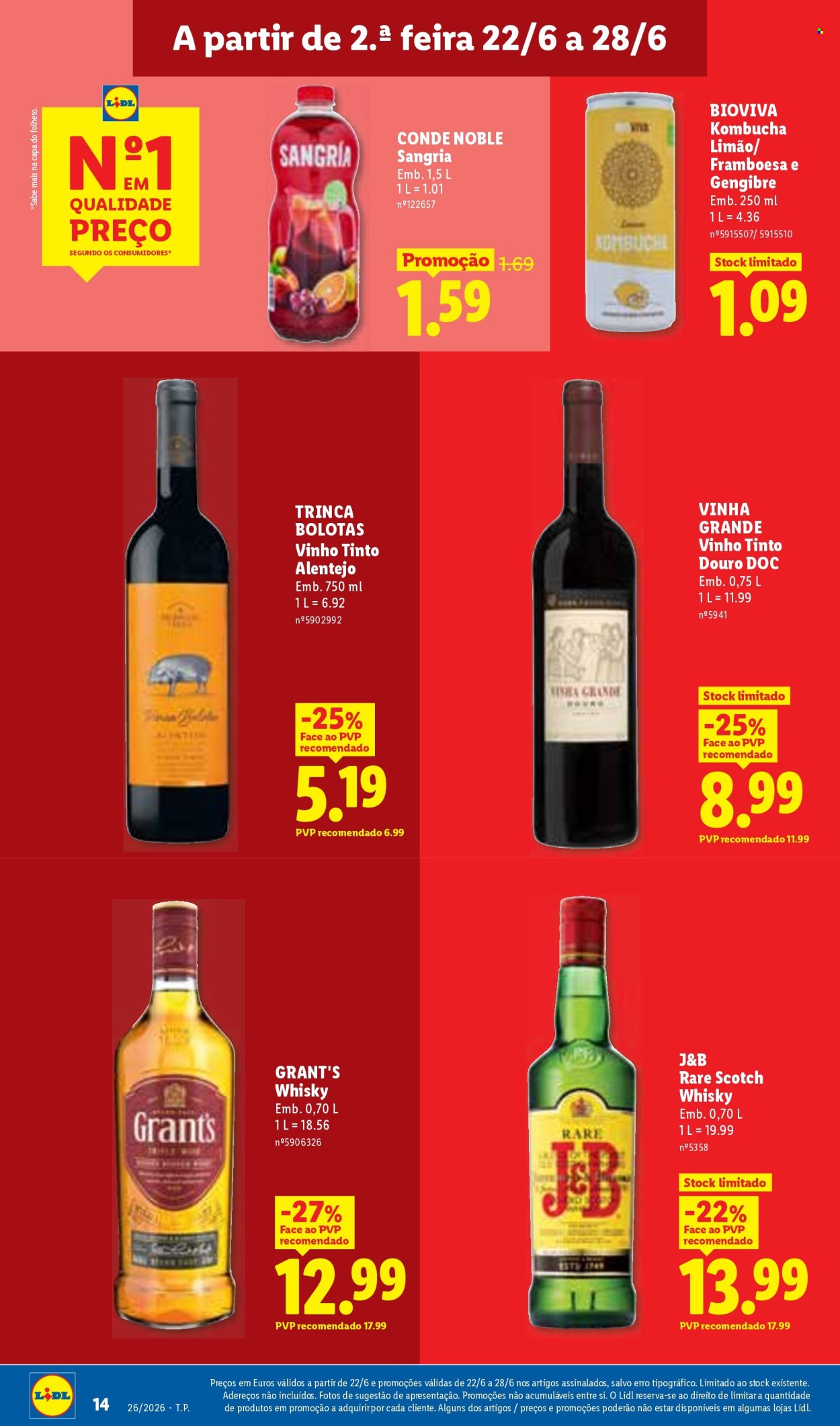 Folheto Lidl - 22.6.2026 - 28.6.2026. Página 14