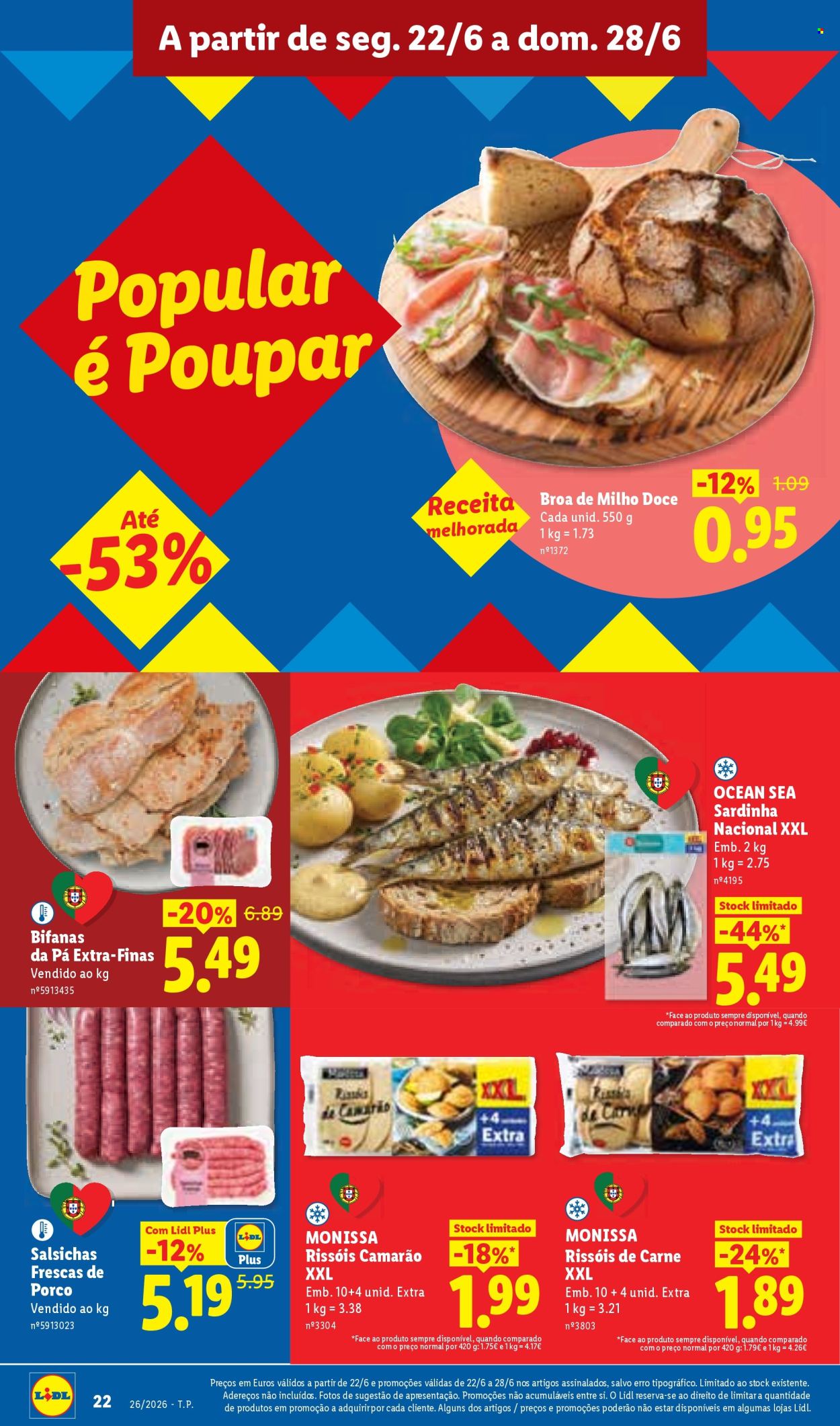 Folheto Lidl - 22.6.2026 - 28.6.2026. Página 22