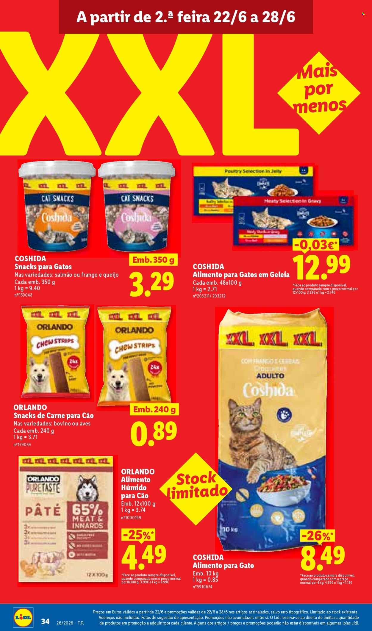 Folheto Lidl - 22.6.2026 - 28.6.2026. Página 34