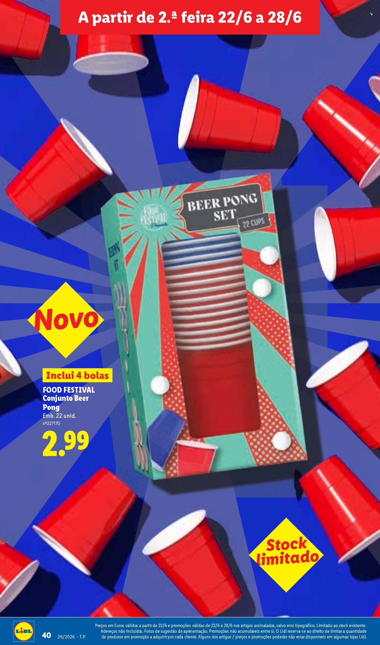 Folheto Lidl - 22.6.2026 - 28.6.2026. Página 40