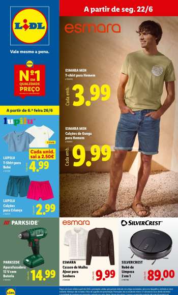 Folheto Lidl - 22.6.2026 - 26.6.2026.