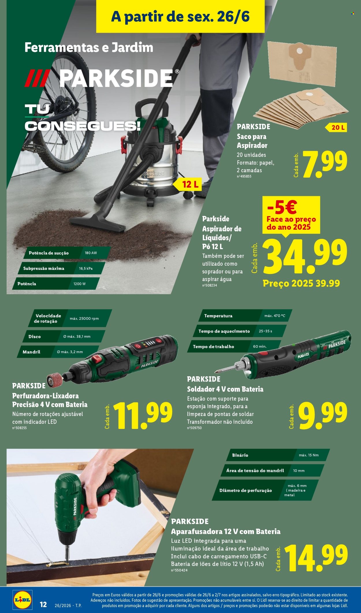Folheto Lidl - 22.6.2026 - 26.6.2026. Página 12