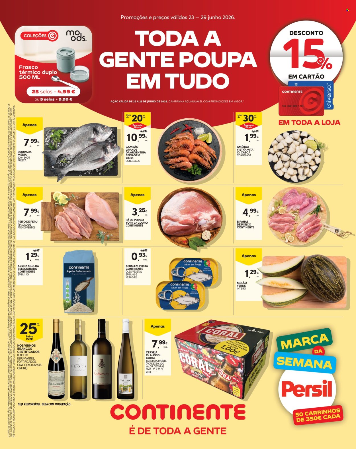 Folheto Continente Modelo - 23.6.2026 - 29.6.2026. Página 3