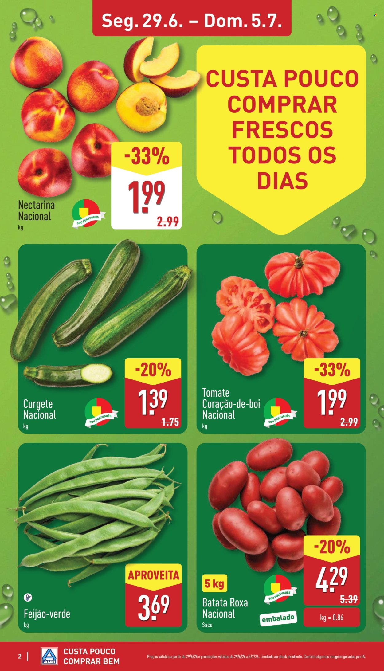 Folheto Aldi - 29.6.2026 - 5.7.2026. Página 2