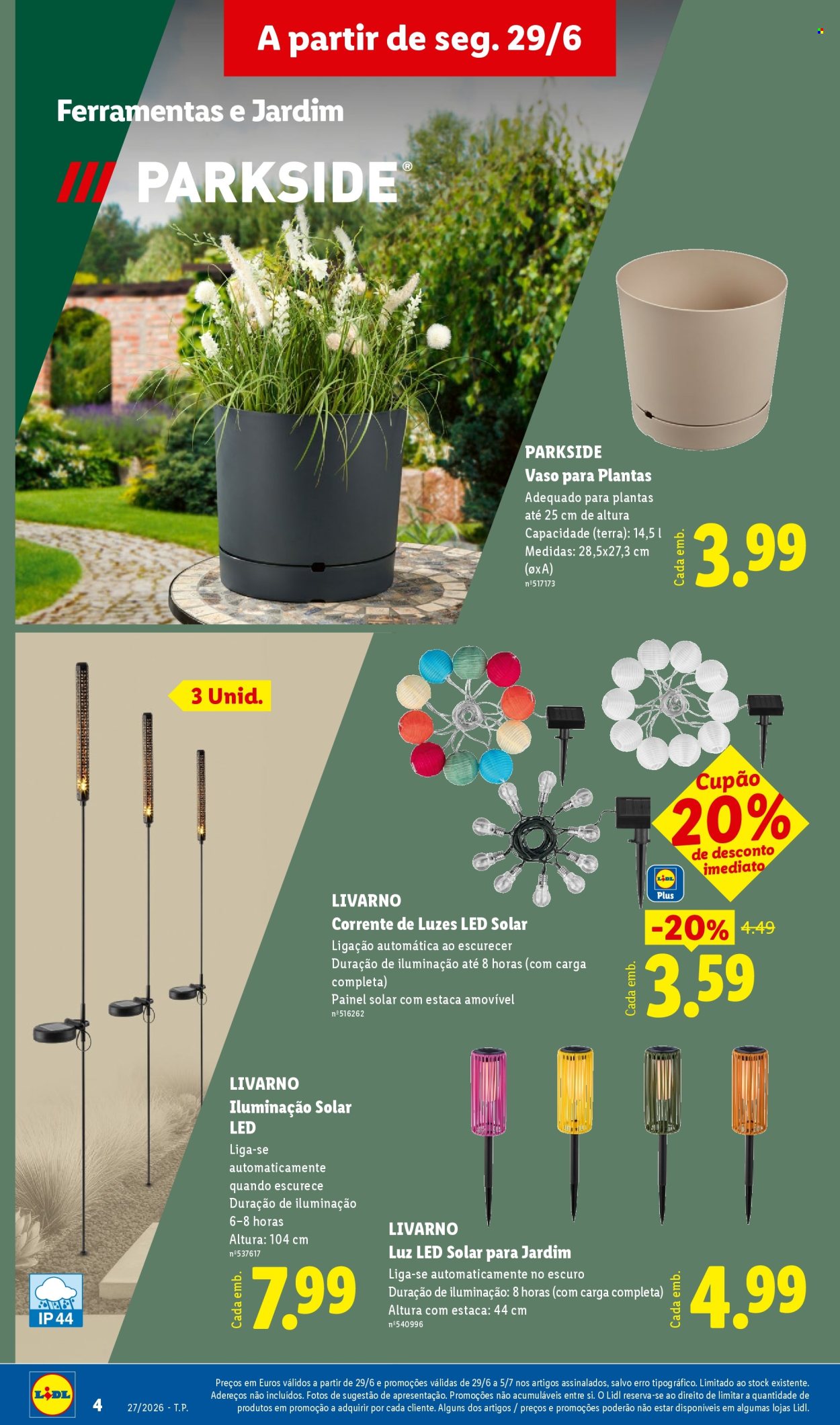 Folheto Lidl - 29.6.2026 - 5.7.2026. Página 4