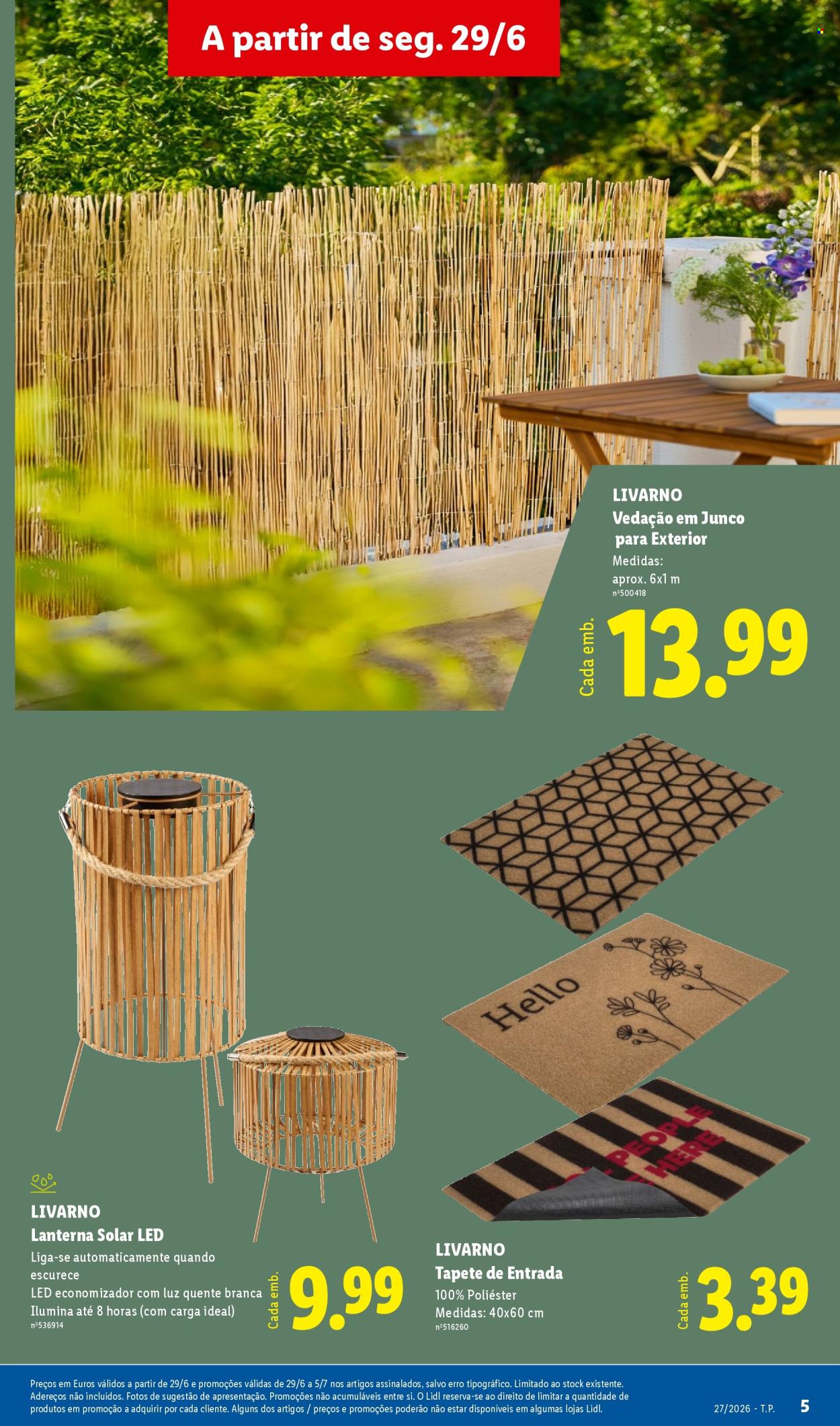 Folheto Lidl - 29.6.2026 - 5.7.2026. Página 5