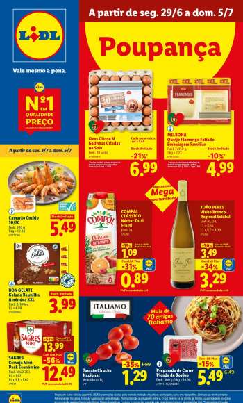 Folheto Lidl - 29.6.2026 - 5.7.2026.