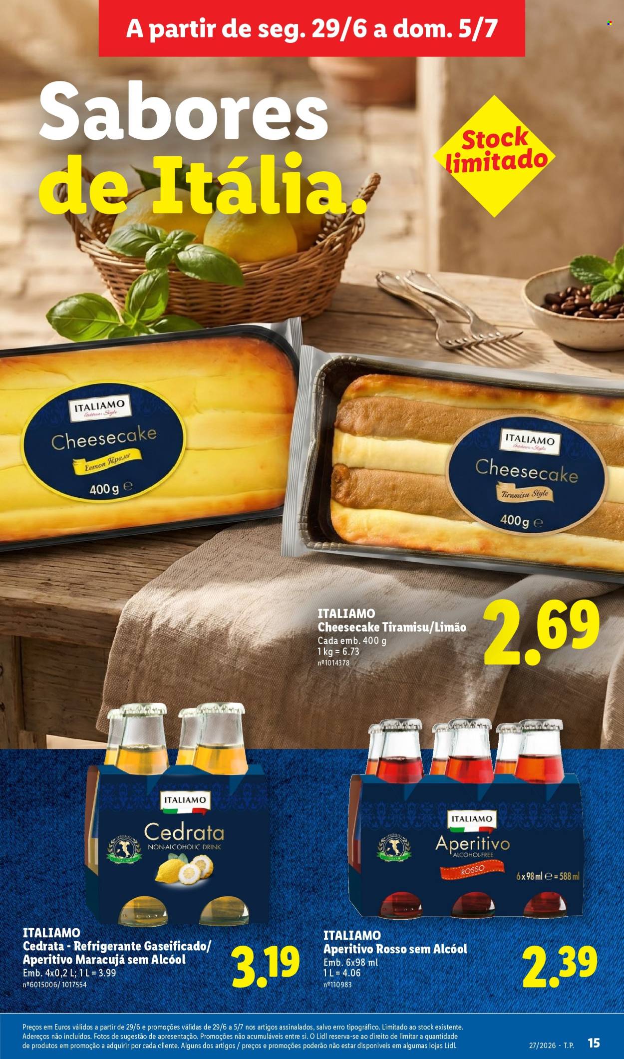 Folheto Lidl - 29.6.2026 - 5.7.2026. Página 15