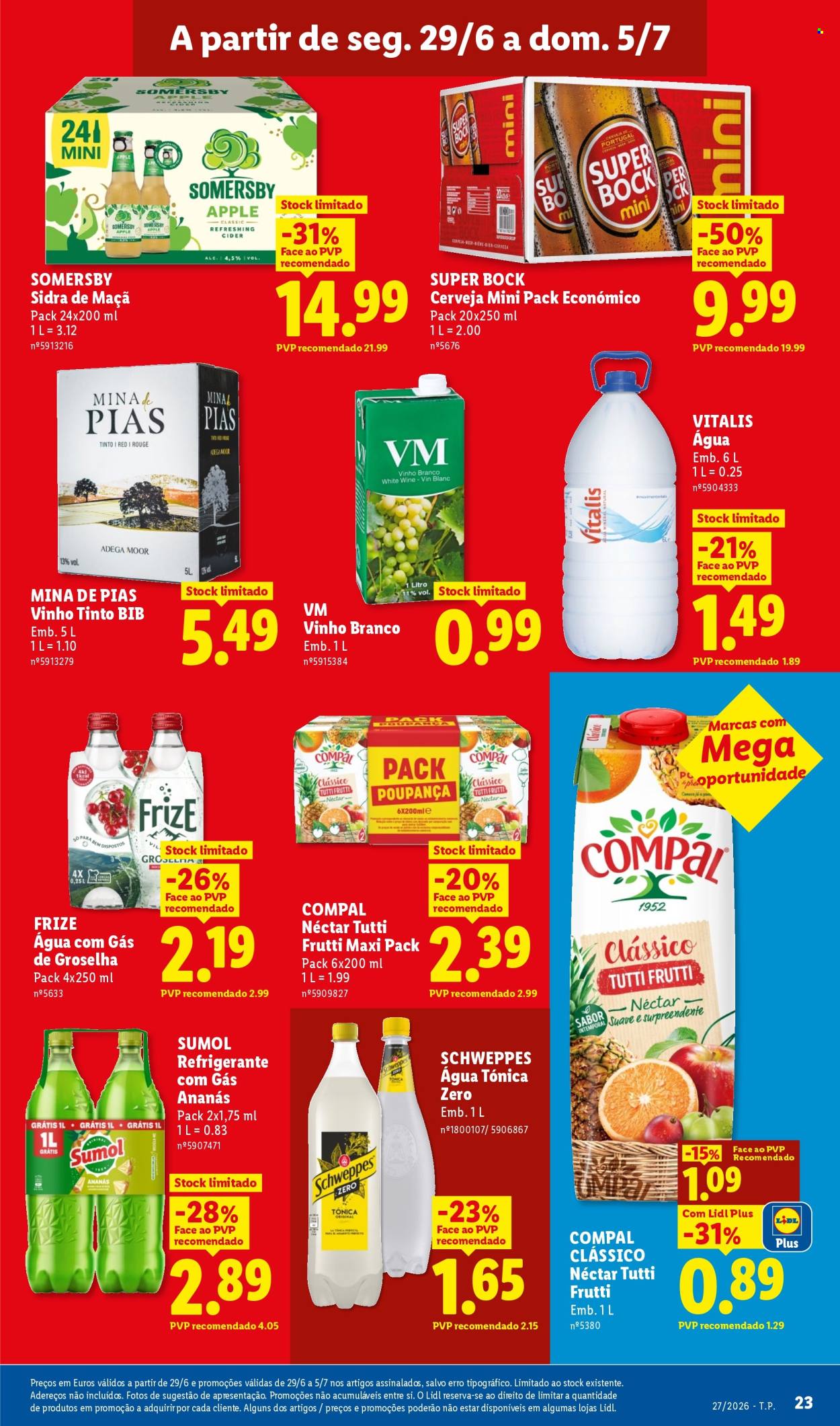 Folheto Lidl - 29.6.2026 - 5.7.2026. Página 23