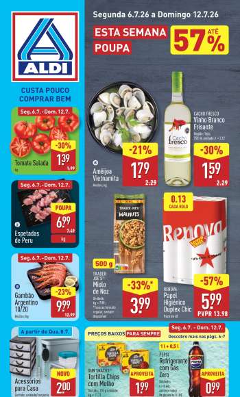 Folheto Aldi - 6.7.2026 - 12.7.2026.