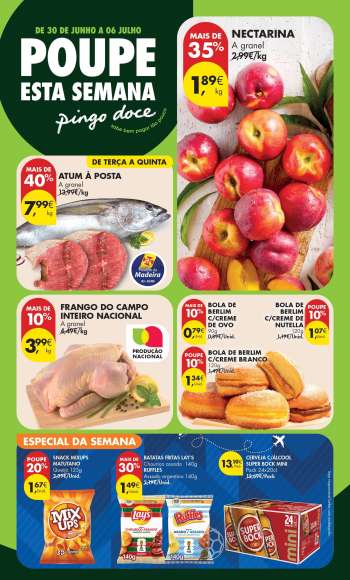 Folheto Pingo Doce - 30.6.2026 - 6.7.2026.