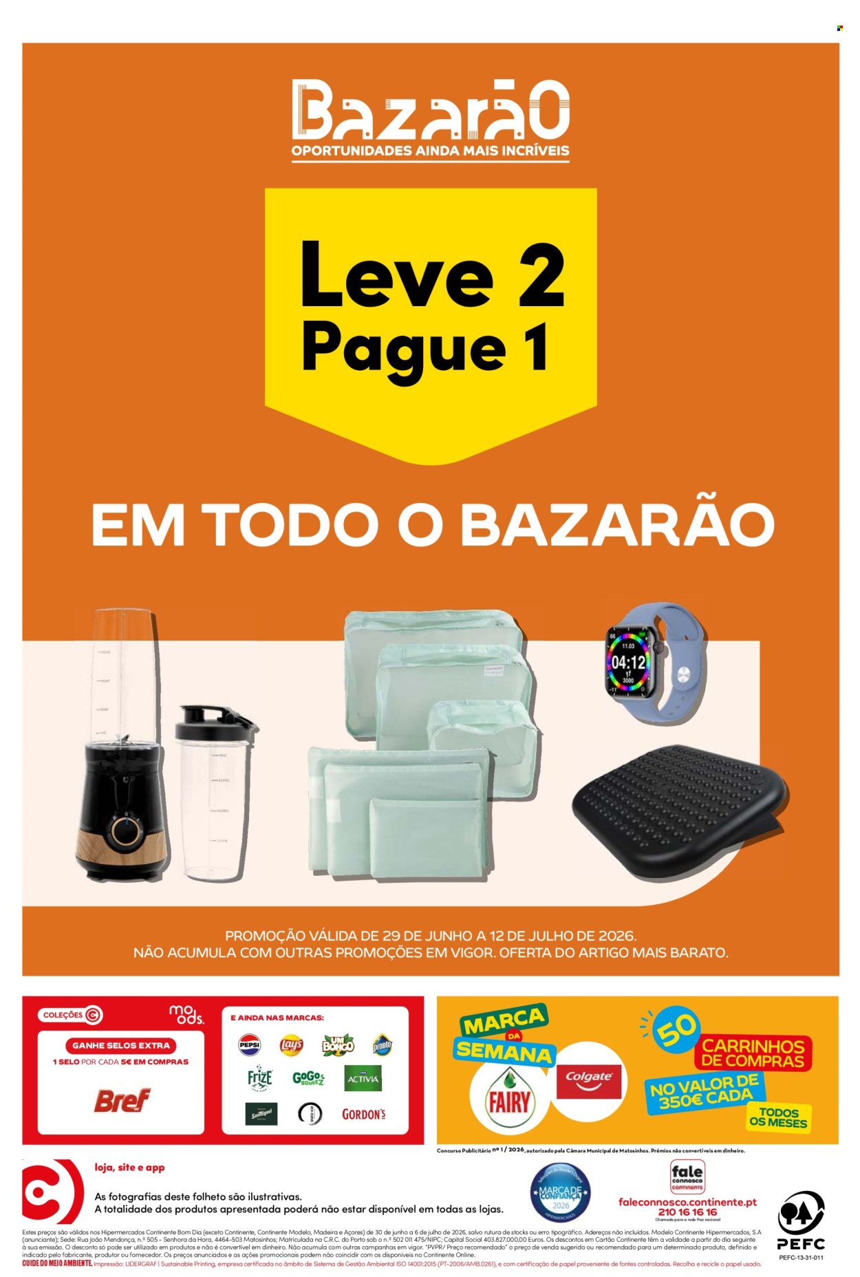 Folheto Continente Bom Dia - 30.6.2026 - 6.7.2026. Página 28