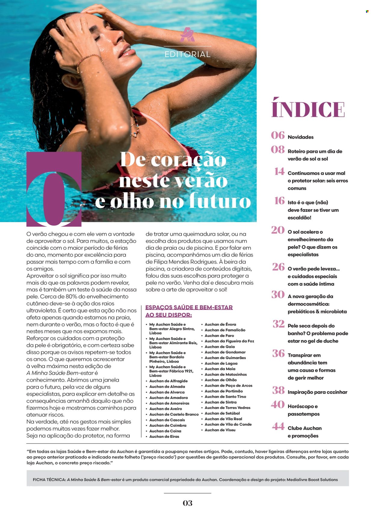 Folheto Auchan - 3.7.2026 - 1.8.2026. Página 3