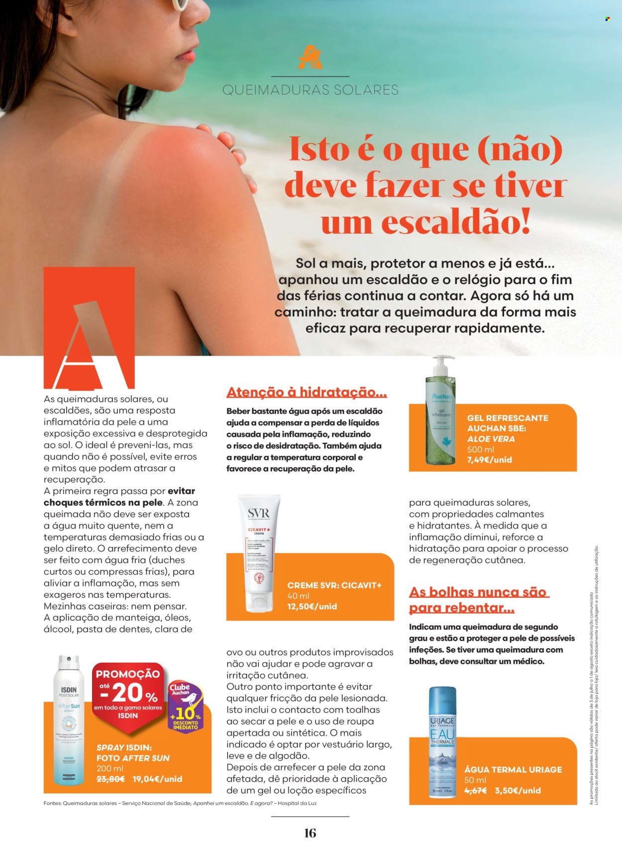 Folheto Auchan - 3.7.2026 - 1.8.2026. Página 16
