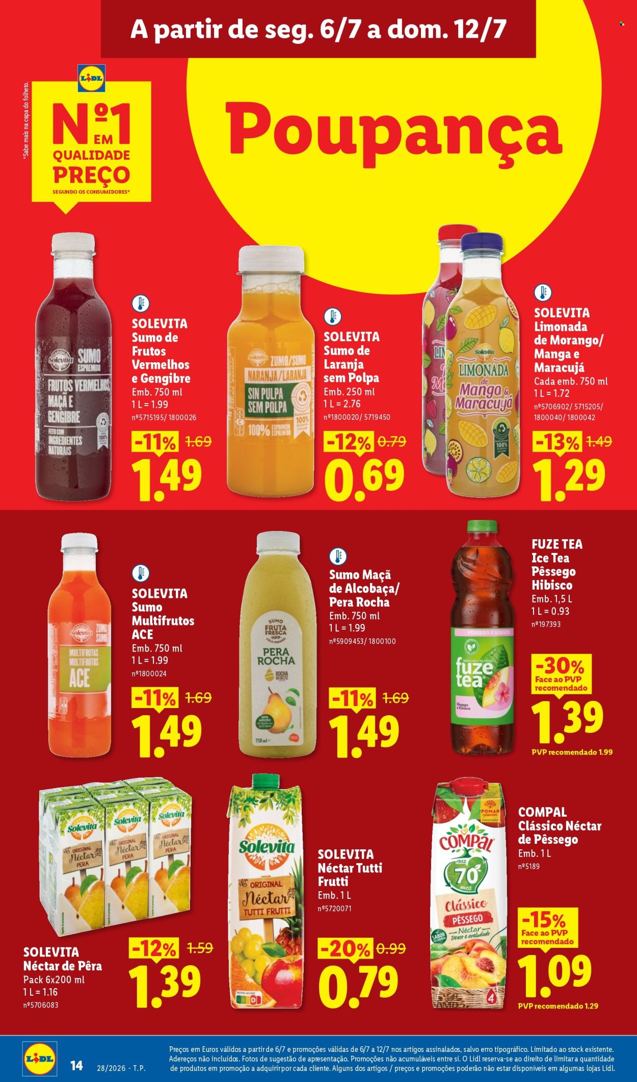 Folheto Lidl - 6.7.2026 - 12.7.2026. Página 14