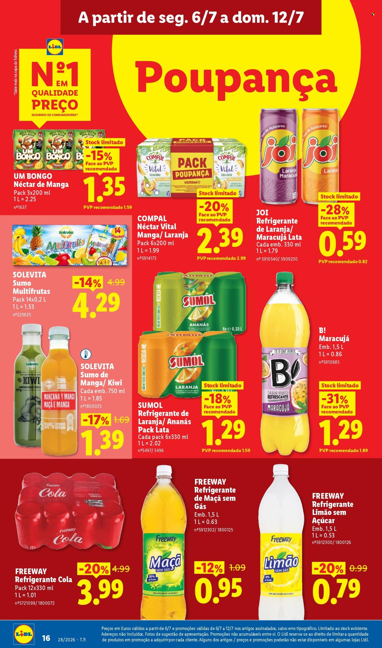 Folheto Lidl - 6.7.2026 - 12.7.2026. Página 16