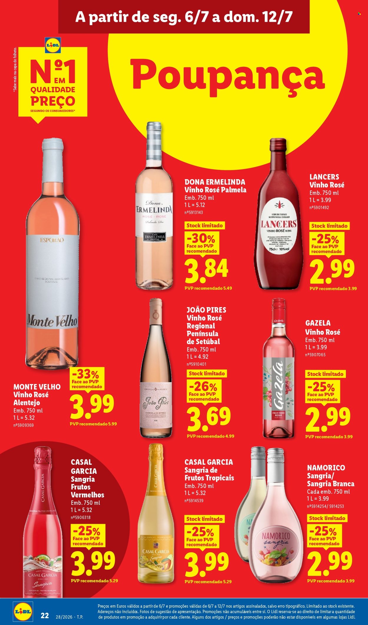 Folheto Lidl - 6.7.2026 - 12.7.2026. Página 22