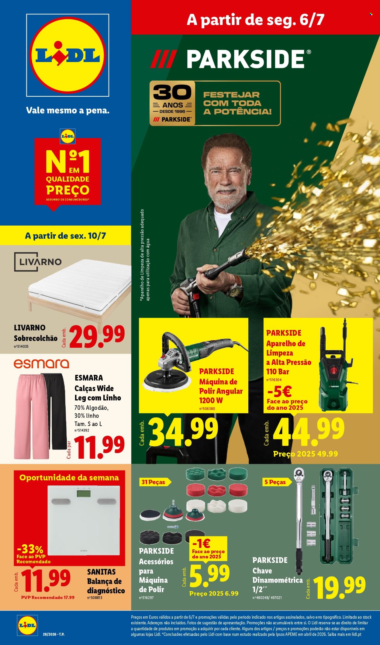 Folheto Lidl - 6.7.2026 - 12.7.2026. Página 1