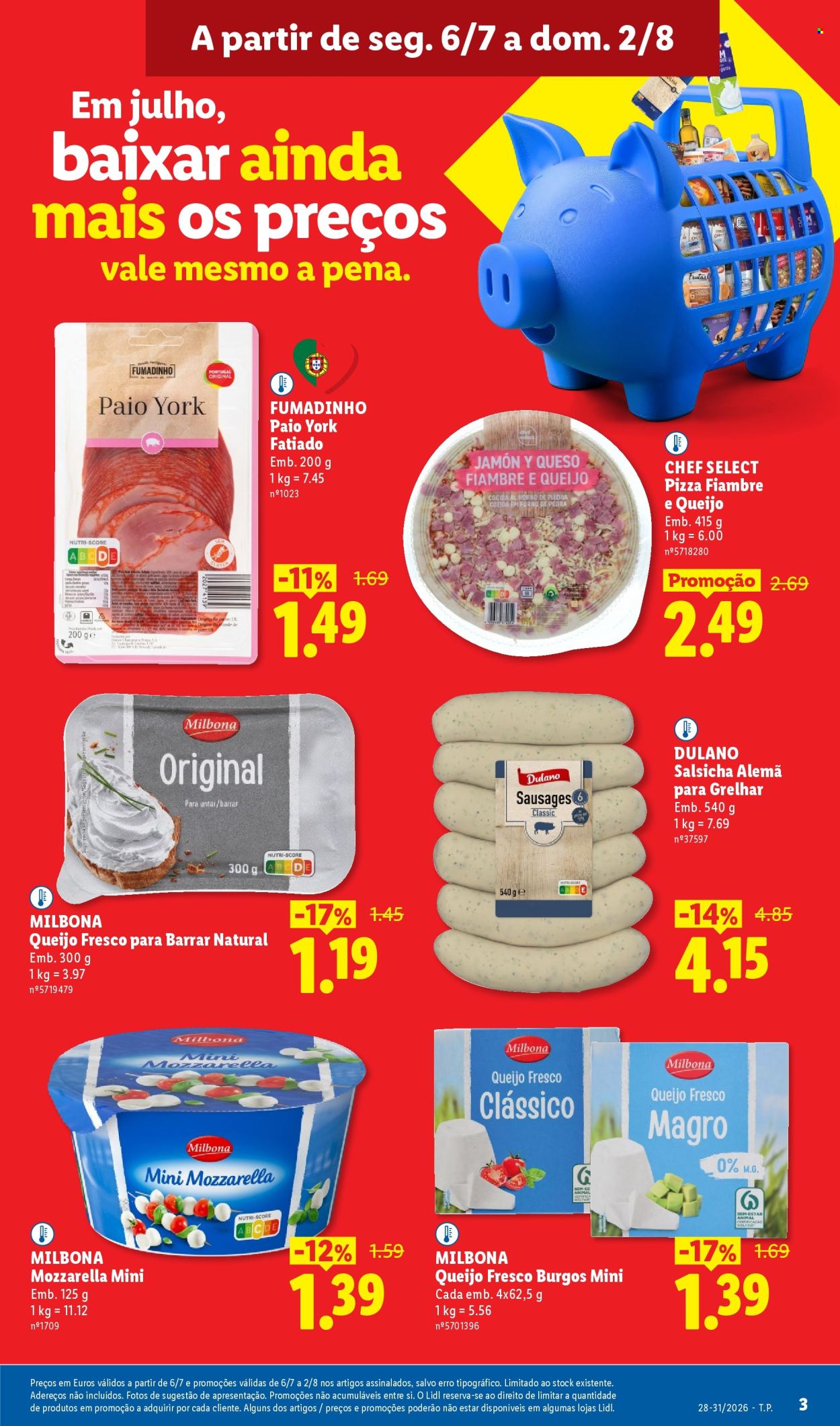 Folheto Lidl - 6.7.2026 - 2.8.2026. Página 3