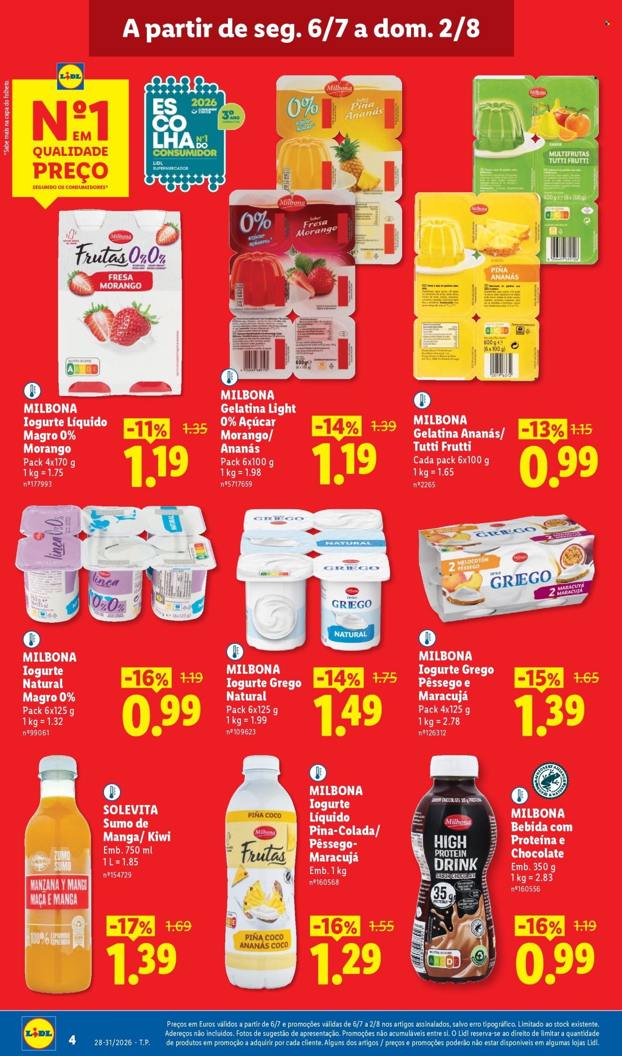 Folheto Lidl - 6.7.2026 - 2.8.2026. Página 4