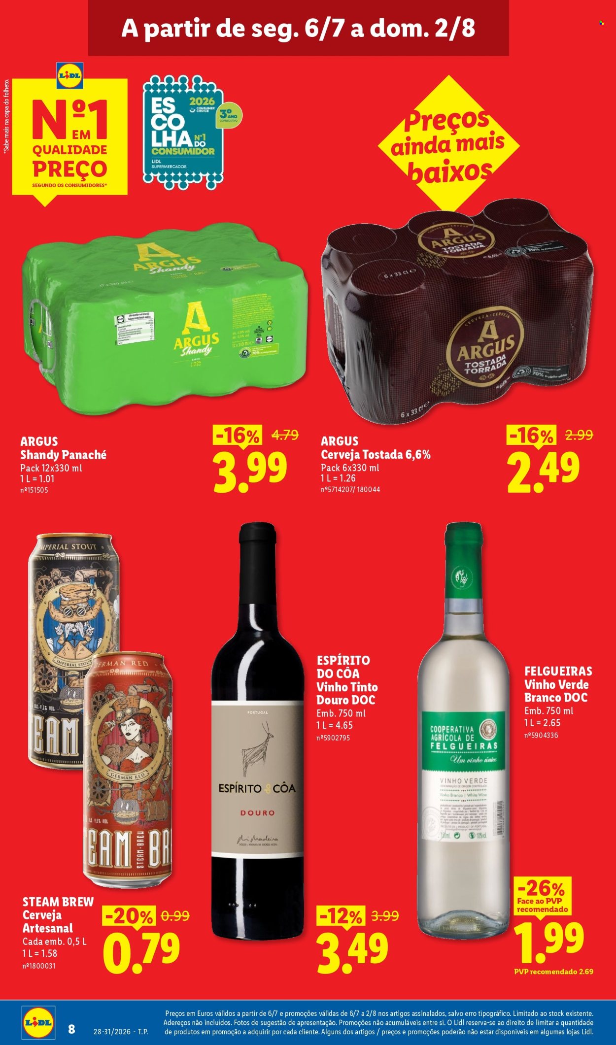Folheto Lidl - 6.7.2026 - 2.8.2026. Página 8
