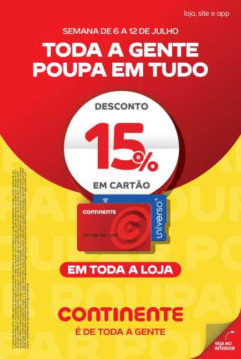 Folheto Continente Bom Dia - 7.7.2026 - 13.7.2026.