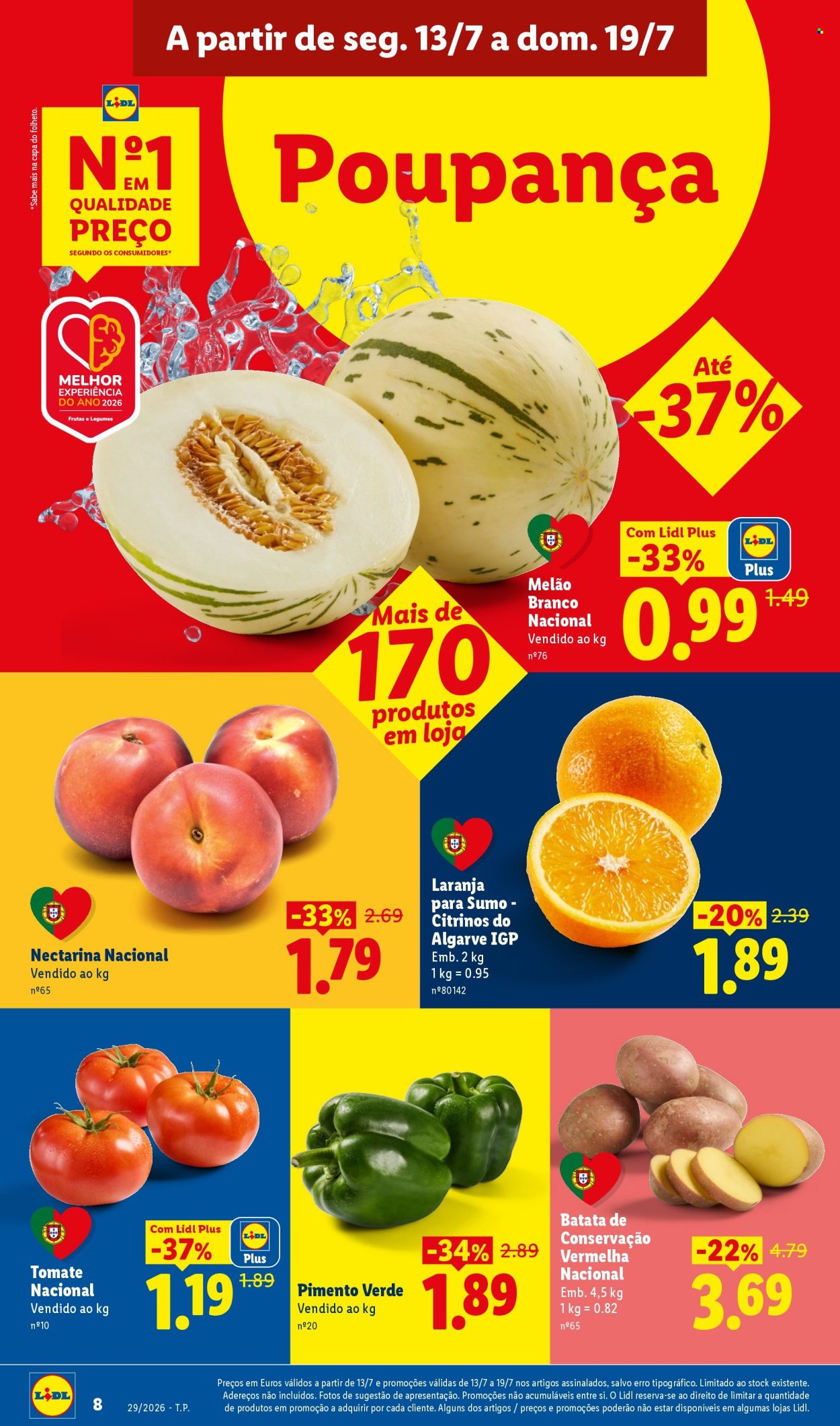 Folheto Lidl - 13.7.2026 - 19.7.2026. Página 8