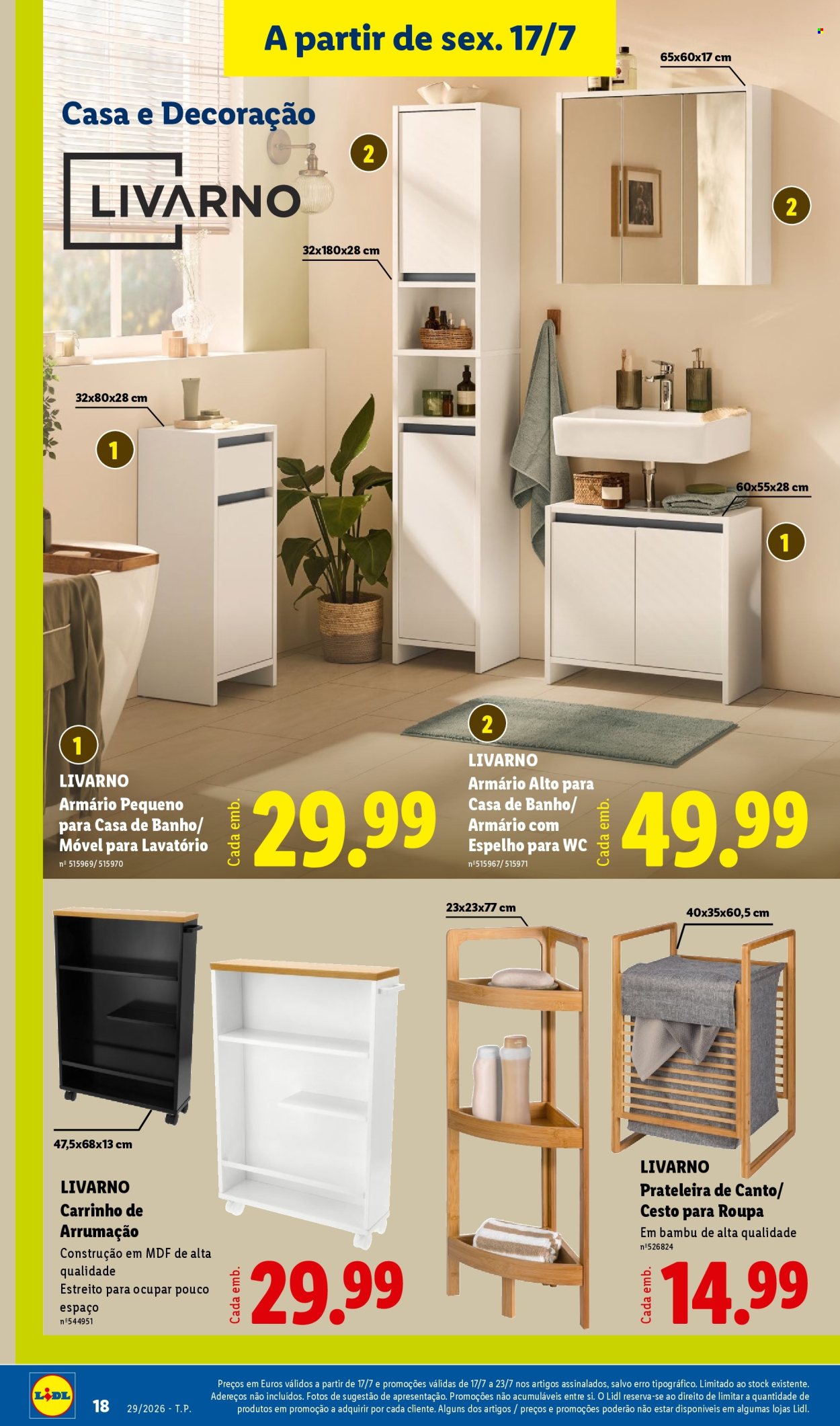 Folheto Lidl - 13.7.2026 - 17.7.2026. Página 18