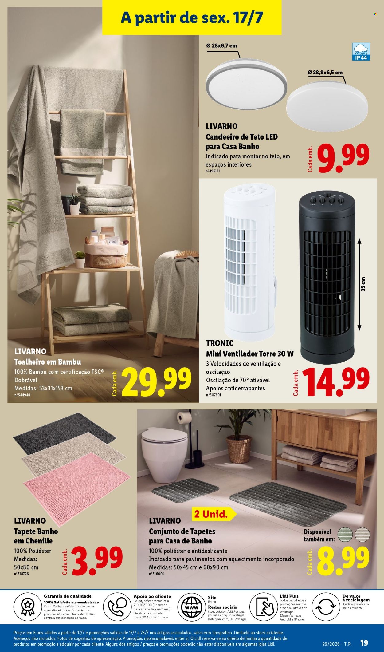 Folheto Lidl - 13.7.2026 - 17.7.2026. Página 19