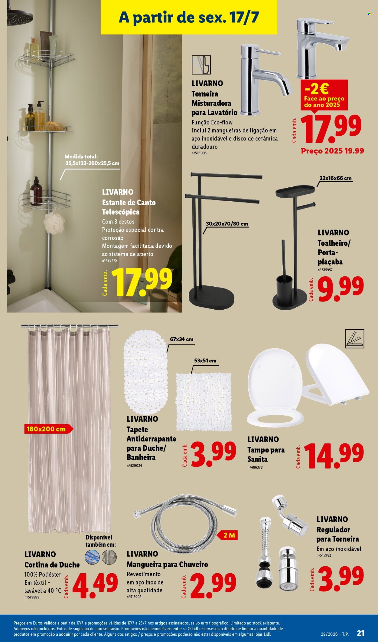 Folheto Lidl - 13.7.2026 - 17.7.2026. Página 21