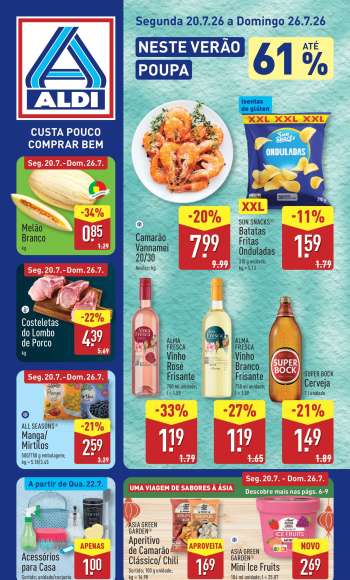 Folheto Aldi - 20.7.2026 - 26.7.2026.