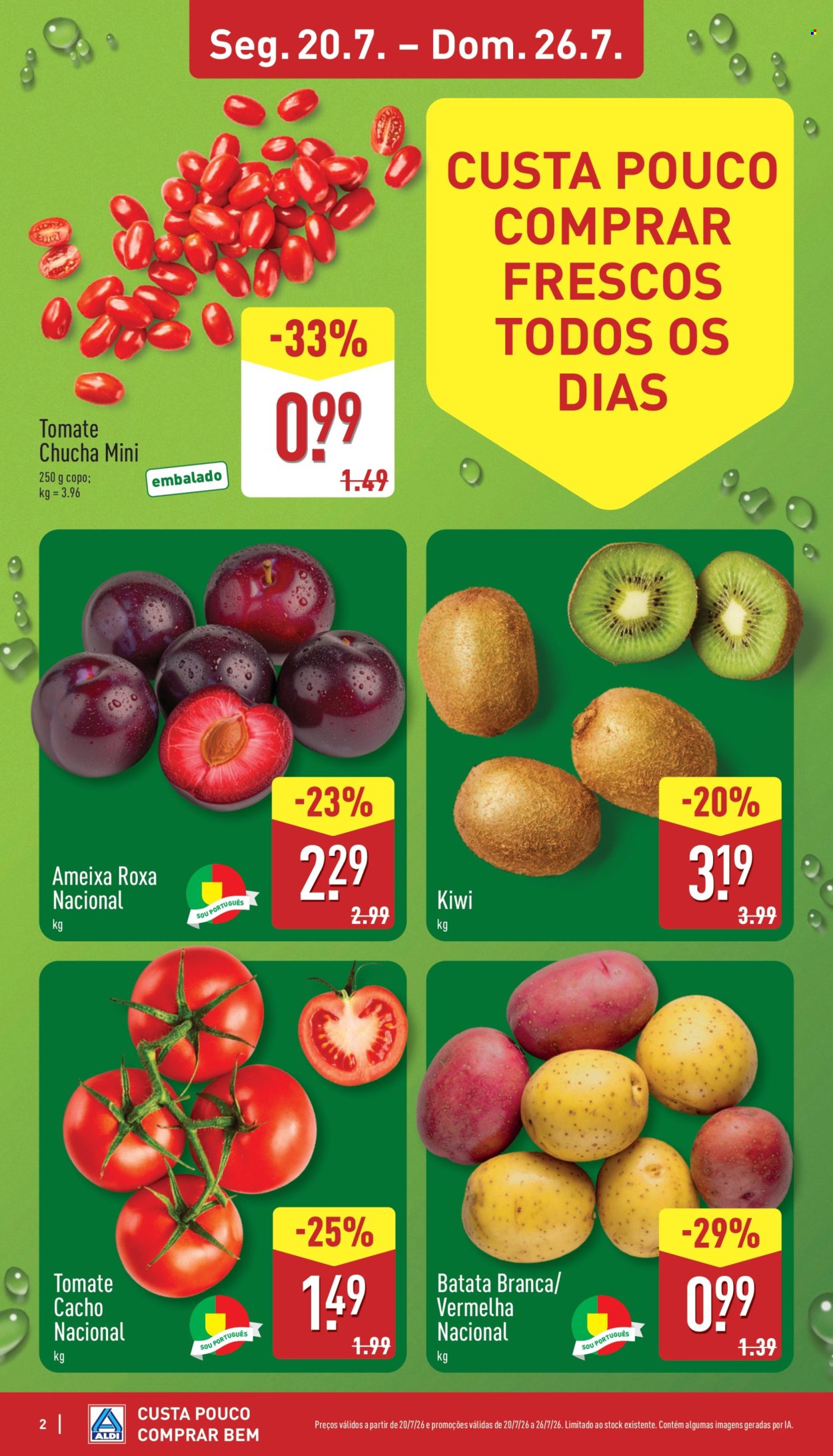 Folheto Aldi - 20.7.2026 - 26.7.2026. Página 2