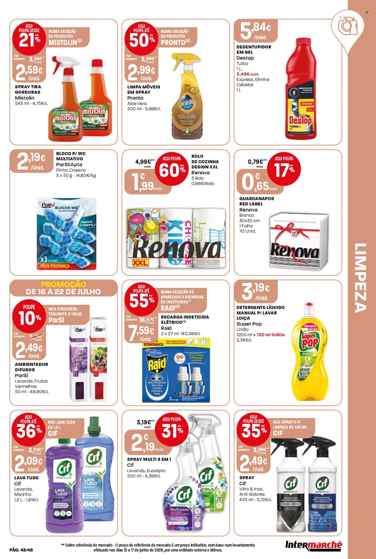 Folheto Intermarché - 16.7.2026 - 22.7.2026. Página 43