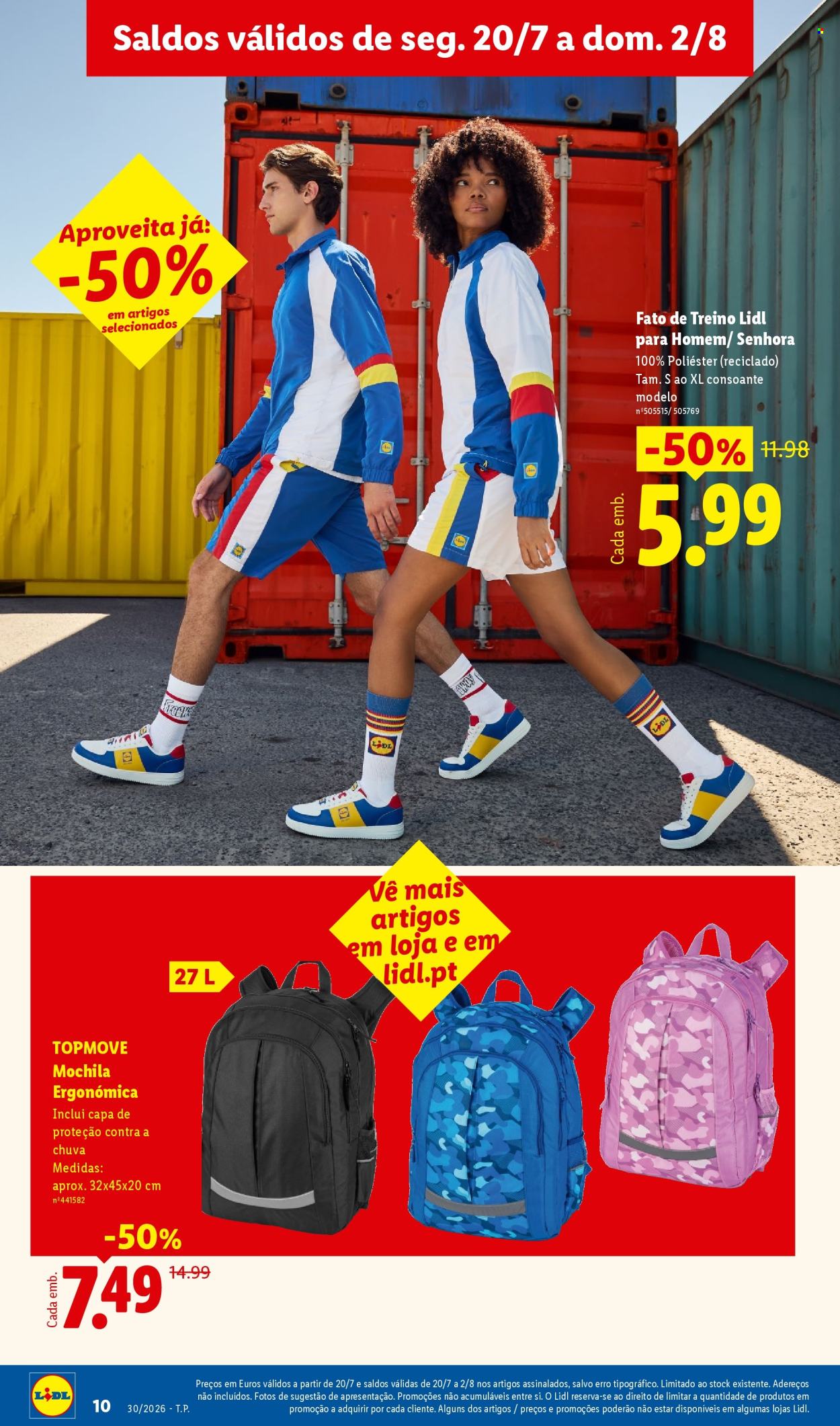 Folheto Lidl - 20.7.2026 - 24.7.2026. Página 10