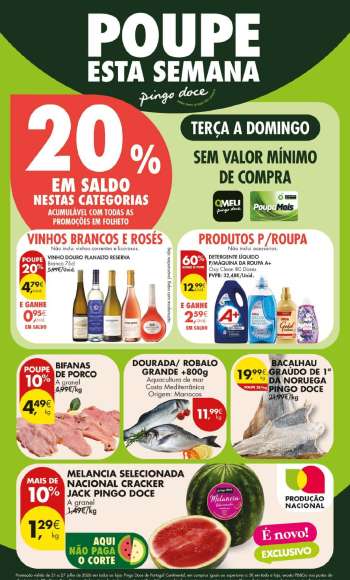 Folheto Pingo Doce - 21.7.2026 - 27.7.2026.