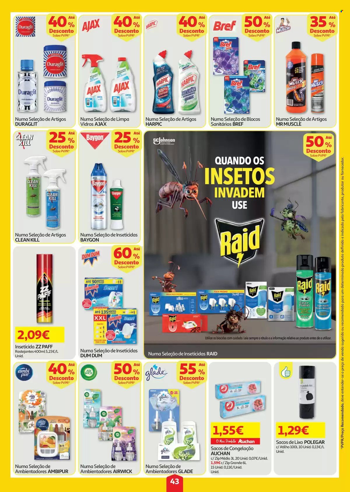 Folheto Auchan - 23.7.2026 - 29.7.2026. Página 43
