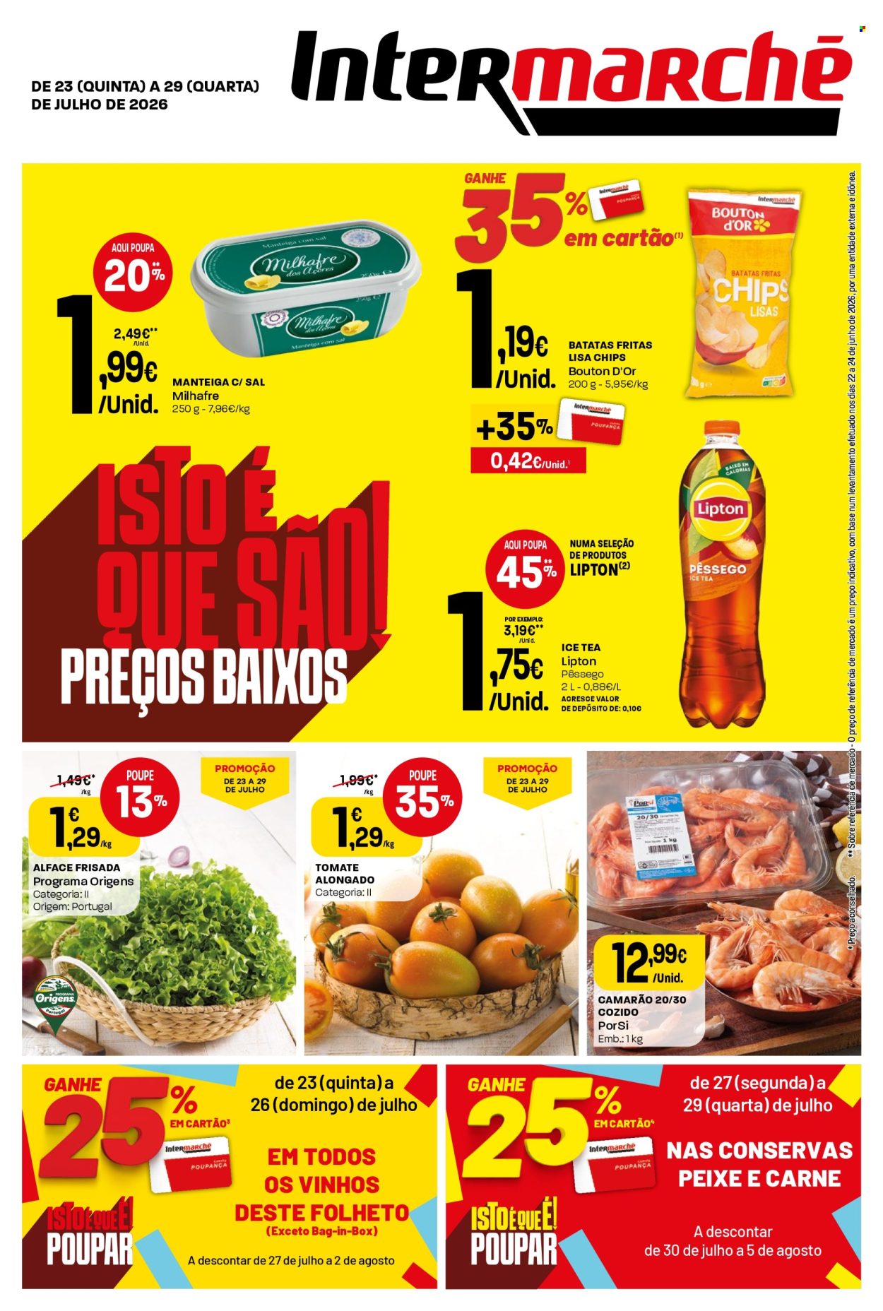 Folheto Intermarché - 23.7.2026 - 29.7.2026. Página 1
